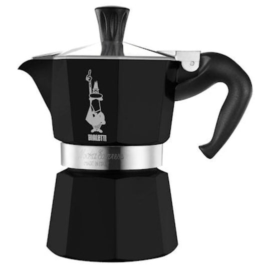BIALETTI Black Moka Express Aluminium Stovetop Coffee Maker