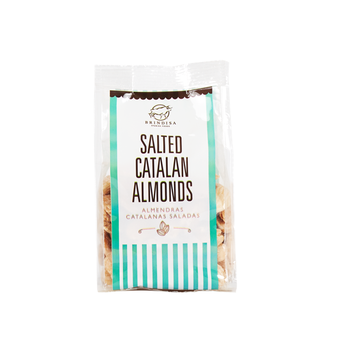 Brindisa Salted Catalan Almonds 150g pack front