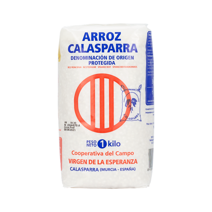 Calasparra White Paella rice DOP 1kg