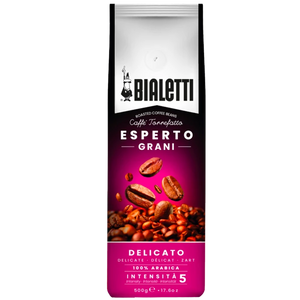 BIALETTI Italian Esperto Delicato Whole Bean 500g