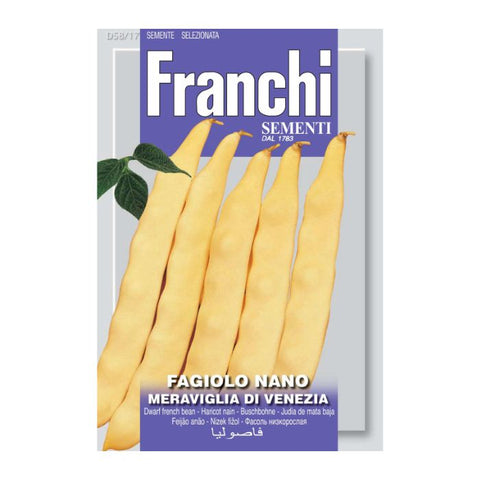 FRANCHI SEEDS Dwarf French Bean Meraviglia Di Venezia