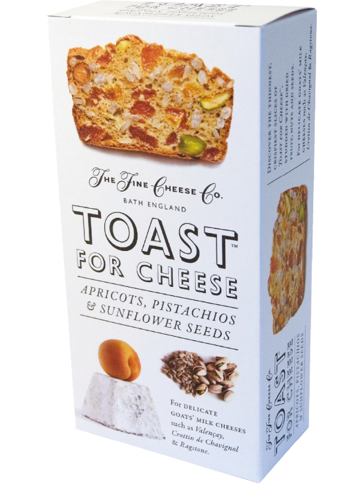 THE FINE CHEESE CO. Apricots, Pistachios & Sunflower Seeds Toast for Cheese 100gr