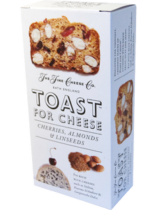 THE FINE CHEESE CO. Cherries, Almonds & Linseeds Toast for Cheese 100gr