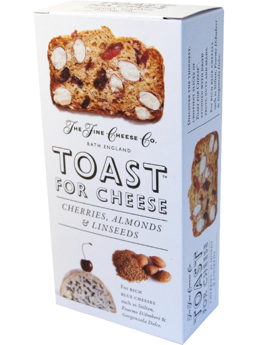 THE FINE CHEESE CO. Cherries, Almonds & Linseeds Toast for Cheese 100gr