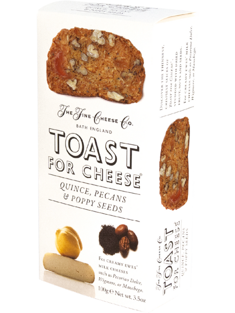 THE FINE CHEESE CO. Quince, Pecans & Poppy Seeds Toast for Cheese 100gr