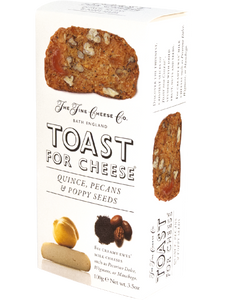 THE FINE CHEESE CO. Quince, Pecans & Poppy Seeds Toast for Cheese 100gr