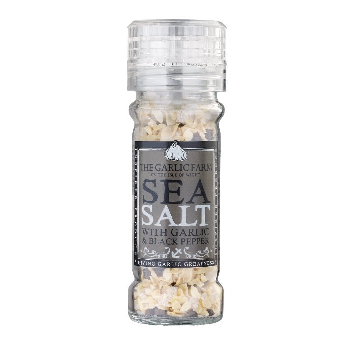 The Garlic Farm Garlic Sea Salt with Black Pepper