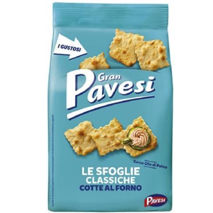 GRAN PAVESI Crunchy Crackers Sfoglie Plain 190gr