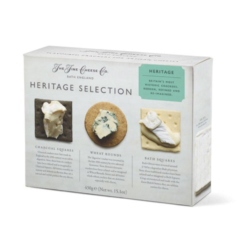 THE FINE CHEESE CO. The Heritage Range Crackers Selection Box 430g