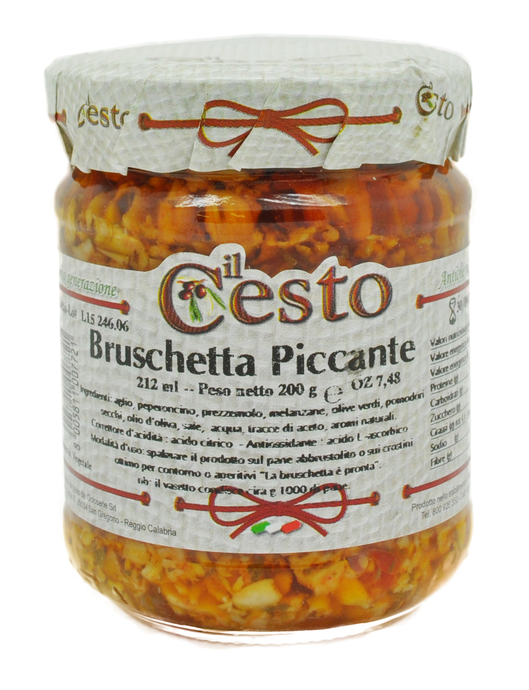 IL CESTO Bruschetta Piccante spread 200gr