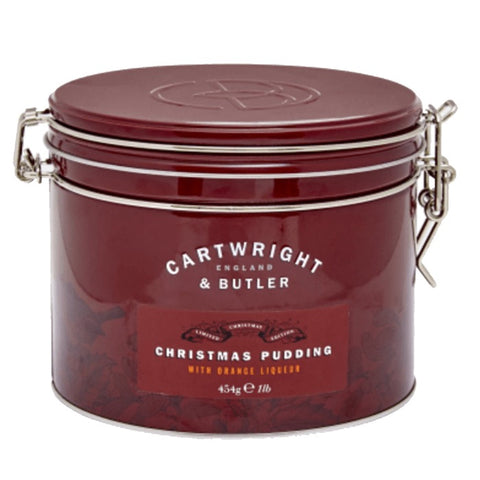 CARTWRIGHT & BUTLER Christmas Pudding With Orange Liqueur 454g