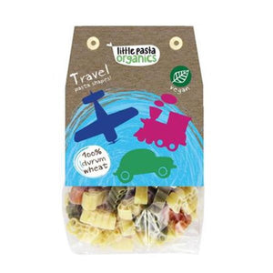 LITTLE PASTA ORGANICS Tricoloured Travel Shapes 250g