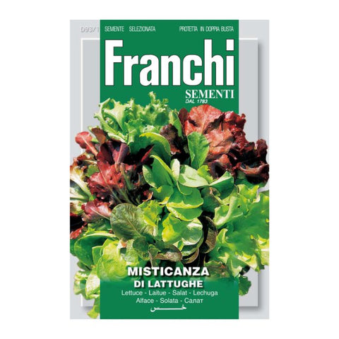 FRANCHI SEEDS Mixed Lettuces Pack 'Misticanza'