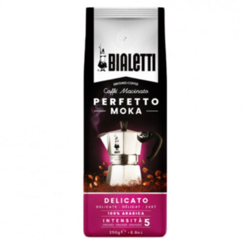 BIALETTI Perfetto Moka Delicato Ground Coffee 250g