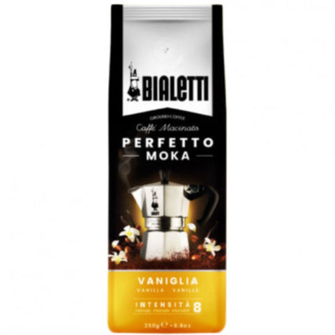 BIALETTI Perfetto Moka Vanilla Ground Coffee 250g