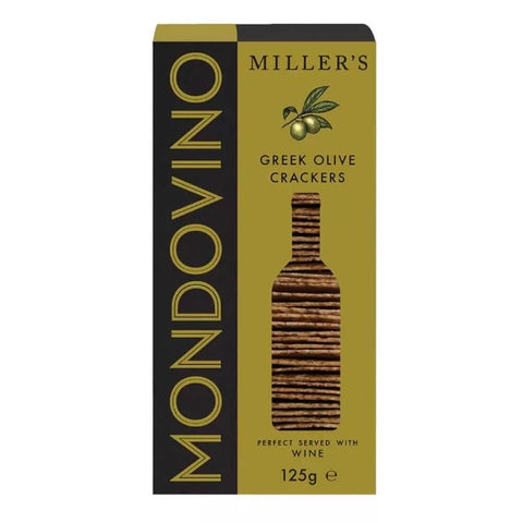 MONDOVINO Greek Olive Crackers 125g
