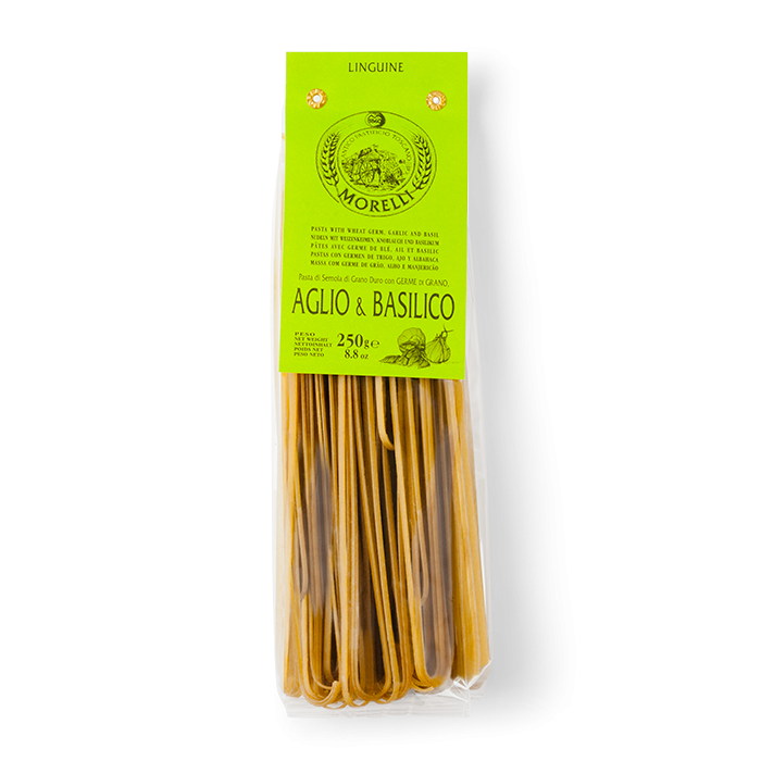 MORELLI Garlic & Basil Linguine 250GR