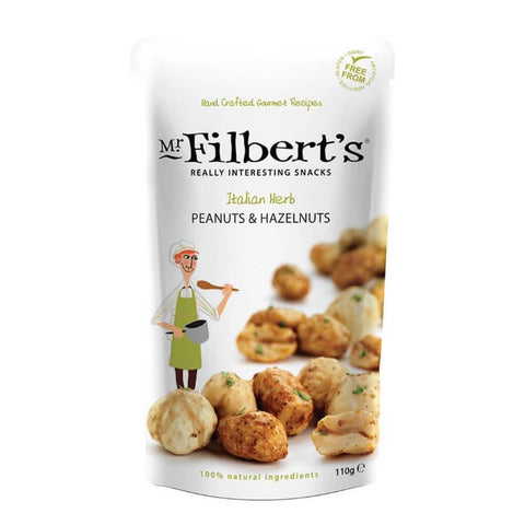 MR FILBERT'S Italian Herb Peanuts & Hazelnuts 110g