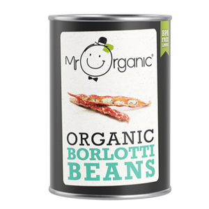 MR ORGANIC Organic Borlotti Beans 400gr