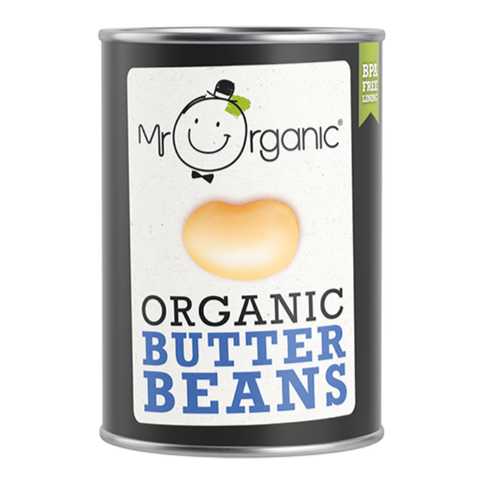 MR ORGANIC Organic Butter Beans 400gr