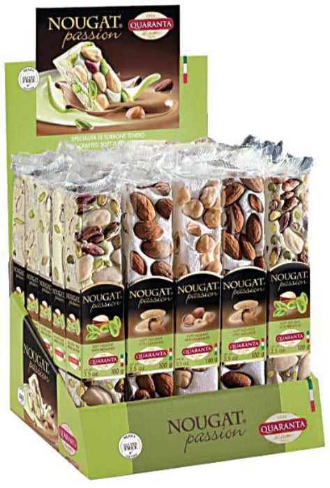QUARANTA Nougat Bar Selection 100g