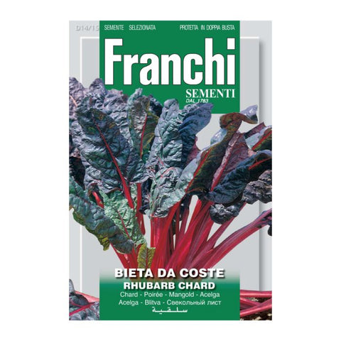 FRANCHI SEEDS Rhubarb Swiss Chard