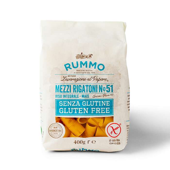 RUMMO Gluten Free Mezzi Rigatoni 400gr