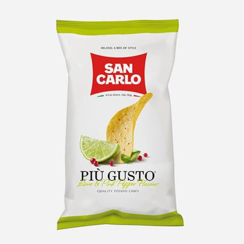 SAN CARLO PIU GUSTO Lime Crisps 50g