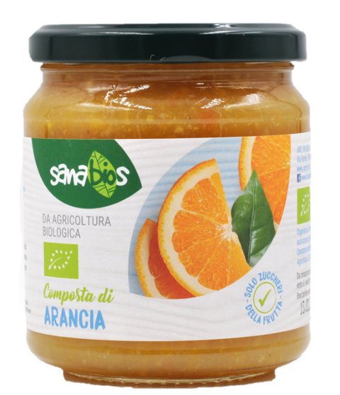 SANABIOS Organic Orange Preserve Marmalade 320gr