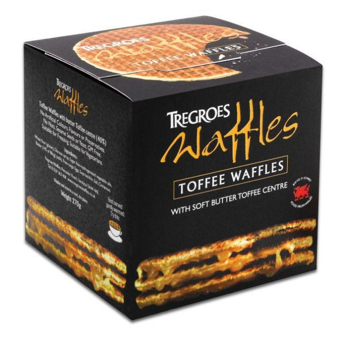 Tregroes Butter Toffee Waffles 270g